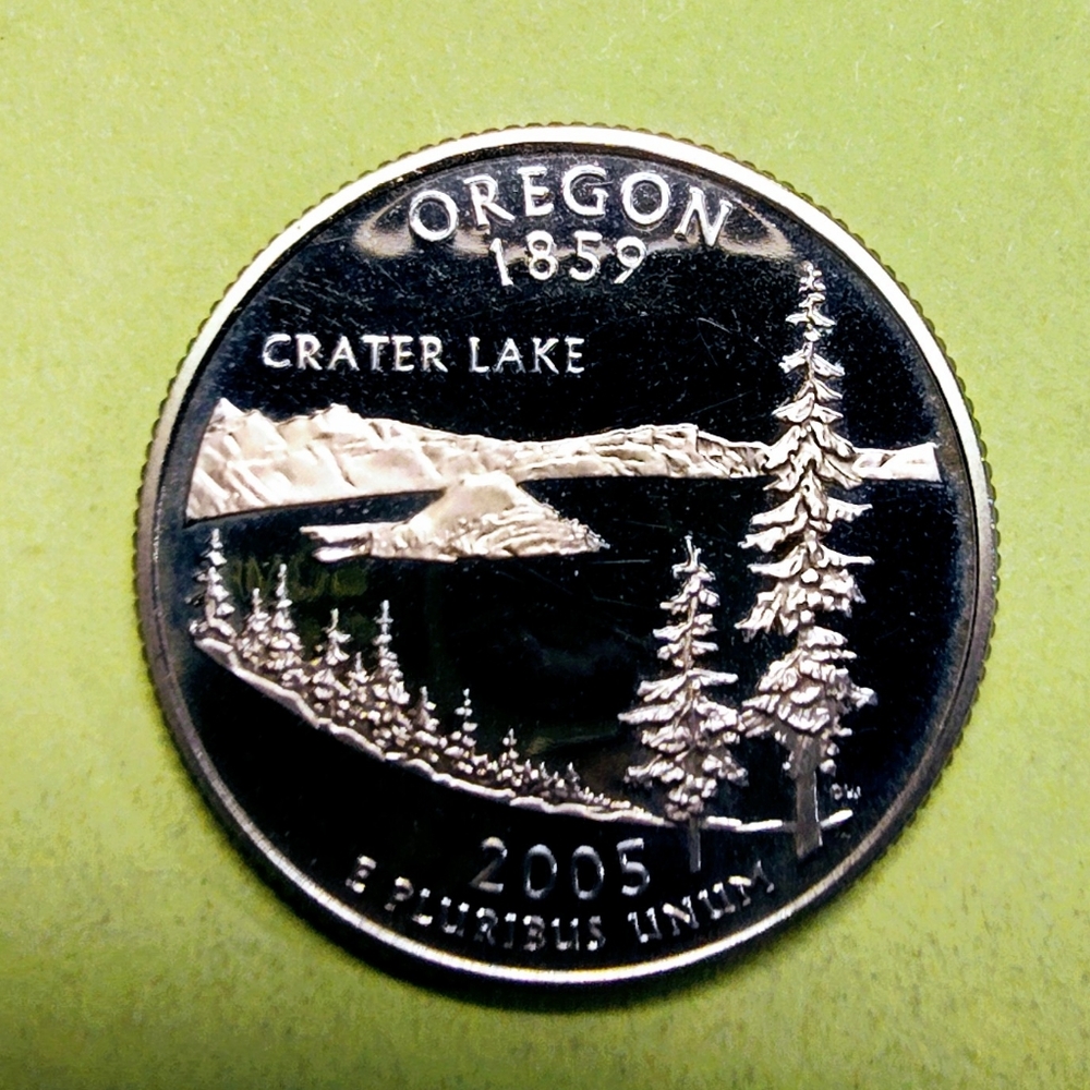 2005- S Proof Oregon State Quarter Mint. Item #5087